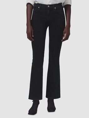 Emmanuelle Low Rise Bootcut 30" Jeans | Citizens of Humanity | 23 | Black